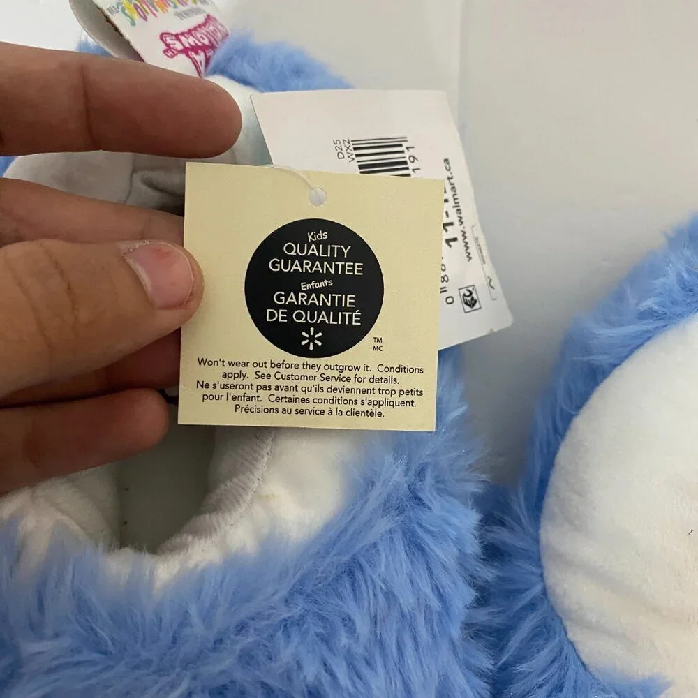 Squishmallows FuzzAMallows Collection Kids Plush Slippers Size 11–12
